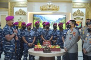 Brigif 4 Marinir, Geruduk Mapolda Lampung