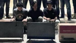 Dibackup Resmob Polres Tanggamus dan Polsek Talang Padang Tangkap 3 Pembobol Toko Pasar Baru