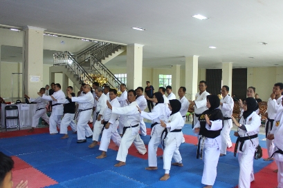 Tony Eka Buka Kejuaraan Daerah Karate Open dan Festival Pengprov BKC Lampung