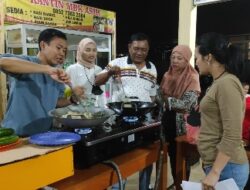 Meriahkan HUT Bhayangkara Polres Pesawaran Lomba Masak Nasi Goreng