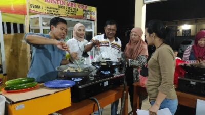 Meriahkan HUT Bhayangkara Polres Pesawaran Lomba Masak Nasi Goreng
