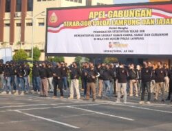 Apel Gabungan Tekab 308 Polda Lampung dan Polres Jajaran, Wakapolda : Layani Dengan  Baik Laporan Masyarakat