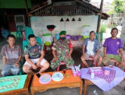 Babinsa Ajak Warga Aji Jaya KNPI Hidupkan Kembali Siskamling