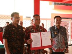 Pemkab Lamsel Tandatangani Perpanjangan Perjanjian Pinjaman PEN Dengan PT. SMI