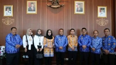 Bupati Kabupaten Lampung Selatan H. Nanang Ermanto Menerima Audiensi Jajaran Universitas Bandar Lampung