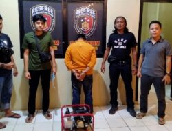 Tekab 308 Polres Lamtim Tangkap DS Pencuri di Kolam Renang Pakuan Aji