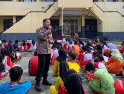 Ajak Siswa Taat Aturan Bhabinkamtibmas Monitor MPLS SMK Negeri 3 Bandar Lampung