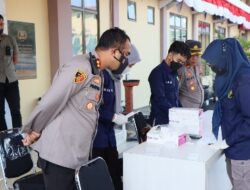Polres Pesawaran LaksanakanTes Swab Antigen Personil