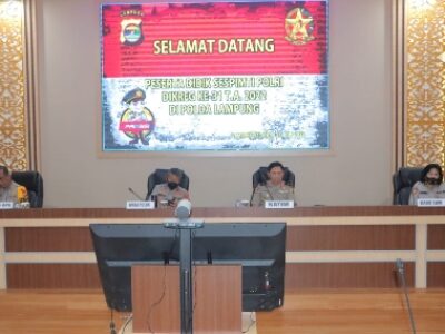 Polda Lampung Lakukan Diskusi Panel peserta Sespimti Dikreg ke-31 Tahun 2022