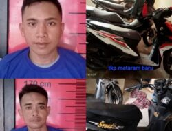 Tekab 308 Polres Lamtim Ringkus Dua Gembong Curanmor