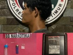 Asik Gunakan Sabu, HA di Tangkap Satuan Narkoba Polres Lamtim