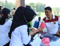 Polres Tubaba Laksanakan Tes Kesamaptaan Jasmani Berkala Semester II