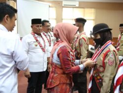 Bupati Lampung Selatan Lepas Peserta Jambore Nasional XI Tahun 2022