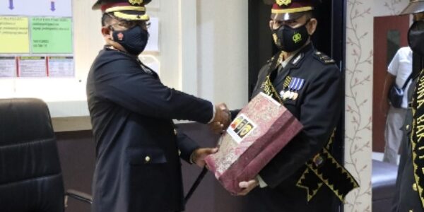 Kapolres Lampung Timur, Lepas 4 Personel  Purna Tugas