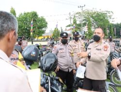 Cek Kesiapan Sarpras Polres Lamtim, Biro Logistik Polda Lampung Lakukan Supervisi