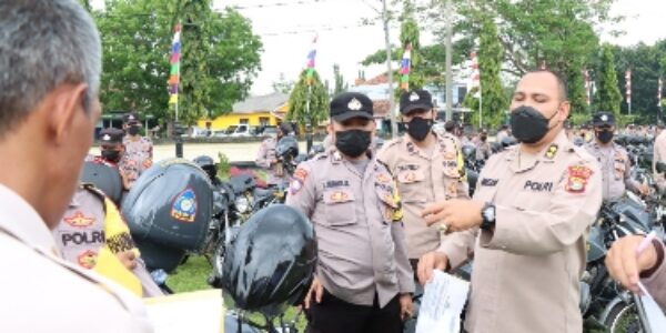 Cek Kesiapan Sarpras Polres Lamtim, Biro Logistik Polda Lampung Lakukan Supervisi
