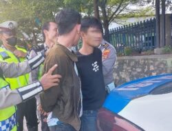 Team Speed Satlantas Polresta Bandar Lampung Amankan Pengendara diduga Pengedar Sabu