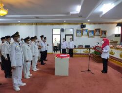 Bupati Dewi Handajani Lantik 21 PJ. Camat Kabupaten Tanggamus