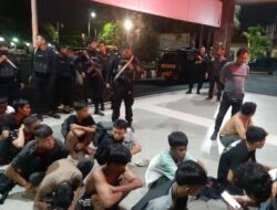 Jamin Rasa Aman dan Kondusifitas Kota Bandar Lampung, Polda Lampung Gelar Patroli Skala Besar