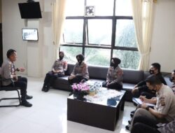 Sie Humas Polresta Bandar Lampung Terima Kunjungan Supervisi Bid Humas Polda Lampung