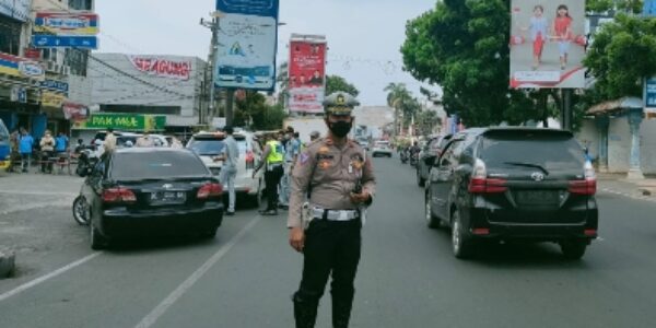 Satlantas Polresta Bandar Lampung Gelar Razia Gabungan Bersama Dispenda