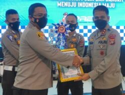 Syukuran Hari Lalu Lintas, Kapolres Lamtim Terima Piala Pocil
