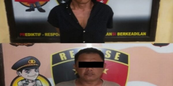 Polsek Panjang Tangkap Dua Pencuri Modus Beri Bansos