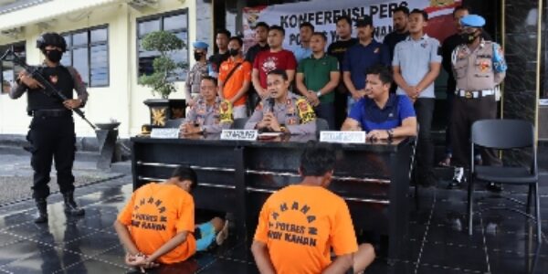 Polres Way Kanan  Ungkap Kasus Pembunuhan Satu Keluarga di Negara Batin