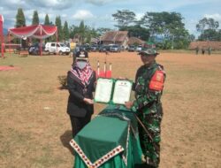 Bupati Tanggamus Dewi Handajani Hadiri  Pembukaan TMMD Ke-115 Kodim 0424/Tanggamus