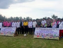 Kompetisi Liga Camat Sungkai Utara Dibuka Wakil Bupati Lampung Utara