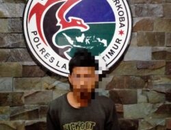 Edarkan Obat Terlarang Pemuda Diamankan Satresnarkoba Lampung Timur