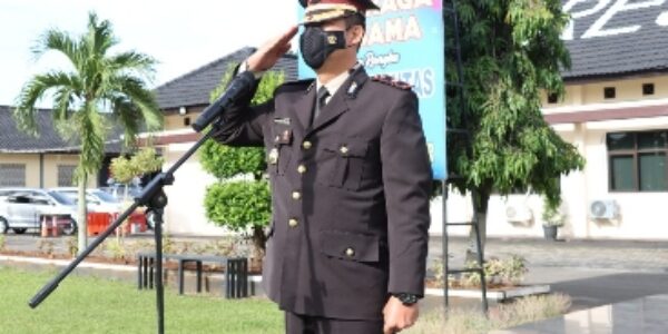 Wakapolres Lampung Timur Pimpin Upacara Peringatan Hari Sumpah Pemuda