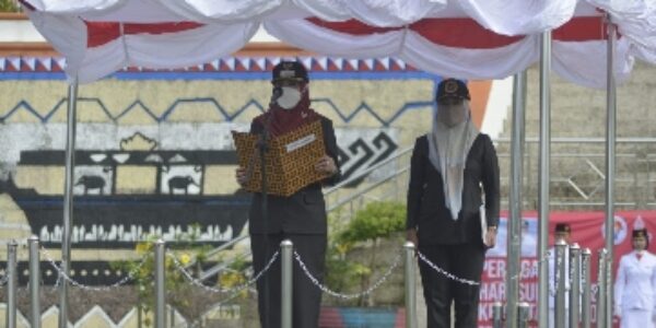 Memperingati Hari Sumpah Pemuda Ke-94 Bupati Tanggamus Menjadi Pembina Upacara