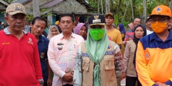 Bupati Tanggamus Tinjau Lokasi Bencana Banjir di Kecamatan Wonosobo