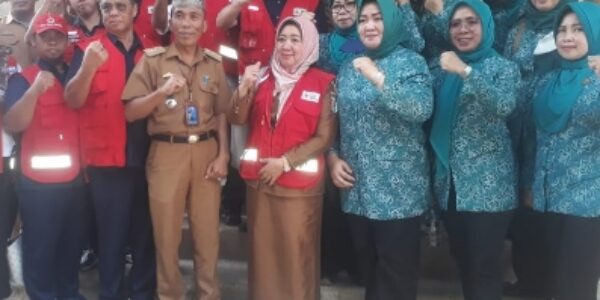 TP-PKK,DWP dan PMI Pesawaran Beri Bantuan Warga Terdampak Banjir