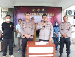 Polres Lampung Timur Menyerahkan Barang Bukti Kendaraan Kepada Pemiliknya