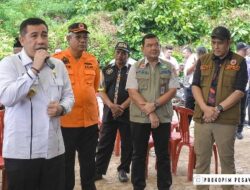 Bupati Pesawaran bersama BNPB Pusat Bersinergi Atasi Bencana Banjir