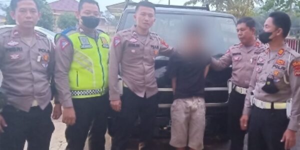 Pencuri Mobil Pickup L-300 Diamankan Satlantas Polres Pesawaran