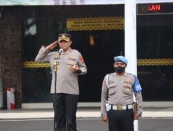 Kapolresta Bandar Lampung Sambut Siswa Latja Diktukba Polri Gel 2 TA.2022