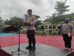 Polres Pesawaran Memberi Penghargaan Kepada 35 Anggota  Berprestasi