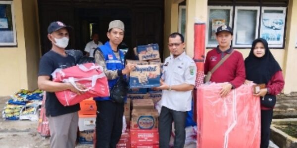 Tanggap Bencana Alam Pemkab Pesawaran Salurakan Bantuan Banjir di Kecamatan Punduh Pidada