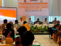 Bawaslu Lampung Utara melaksanakan Rapat Koordinasi Sentra Gakkumdu Pemilu 2024