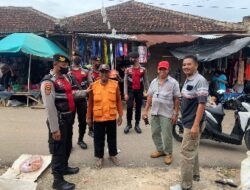 SatSamapta Polres Pesawaran Laksanakan Patroli di Pasar Wiyono