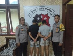 Lakukan Aksi Penjambretan, 2 Pemuda digelandang Ke Polres Lampung Timur