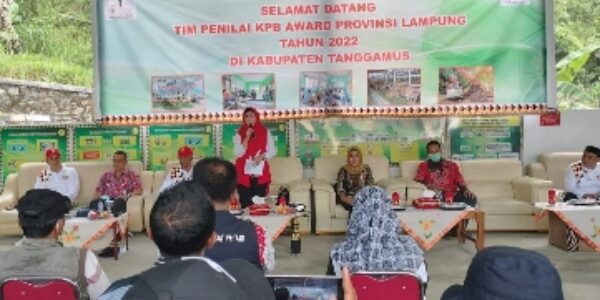 Bupati Dewi Handajani Hadiri Peninjauan Tim KPB Award Provinsi Lampung