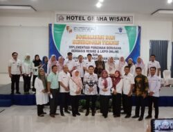 Wabup Lampura Ardian Saputra Membuka Sosialisasi dan Bimtek Implementasi Perizinan Berusaha Berbasis resiko dan LKPM Online
