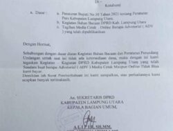 Upss… Banyak yang Belum Dibayar, Anggaran Sekretariat DPRD Lampung Utara Rupanya Habis