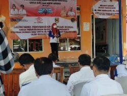Bupati Dewi Handajani Launching Bantuan Sosial Program Subsidi BBM Dinas Perhubungan