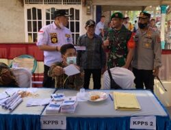 Kapolres Pesawaran Pantau Langsung Pilkades Serentak