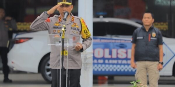 Operasi Lilin Krakatau 2022, Kapolda Lampung Pimpin Apel Gabungan Tekab 308 Presisi Polda Lampung Dan Jajaran